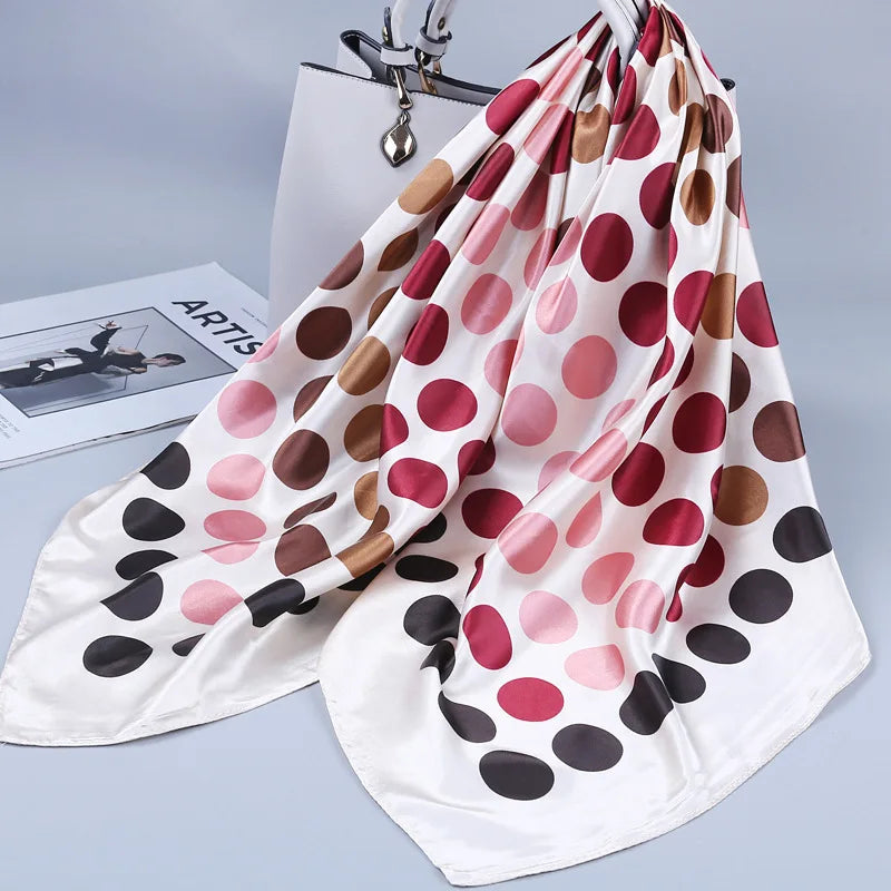 🧣 Pañuelo de Satén WUBXOLO – Estilo y Versatilidad