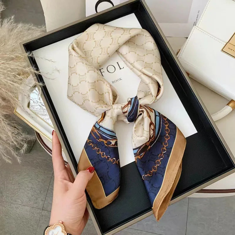 🧣 Pañuelo de Imitación Seda – Elegante y Versátil