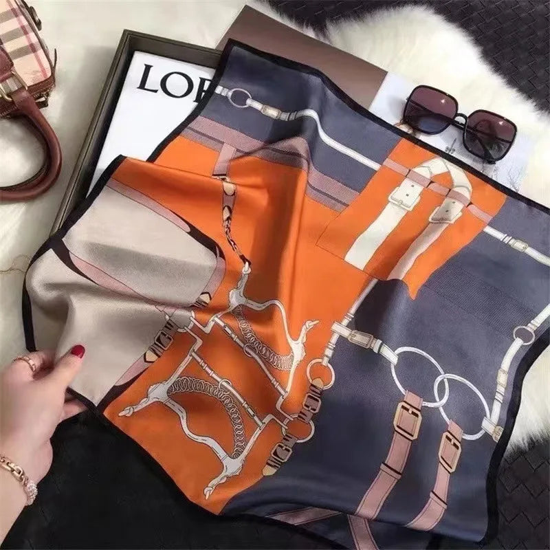🧣 Pañuelo de Imitación Seda – Elegante y Versátil