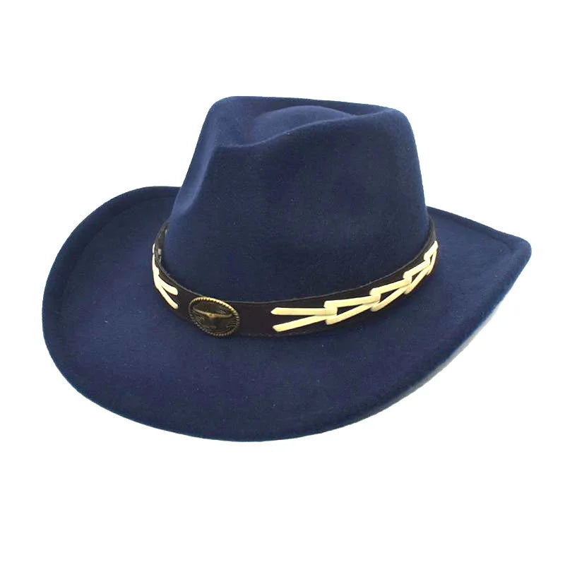 🤠 Sombrero Fedora Unisex – Estilo Cowboy con Diseño Único