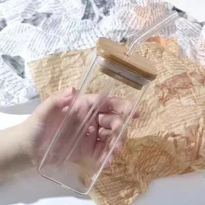 ☕ Vaso de Vidrio Transparente – 400ml