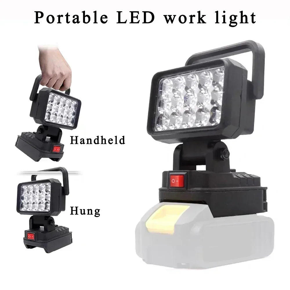 💡 Linterna LED Portátil 15 Perlas para Trabajo 🔦