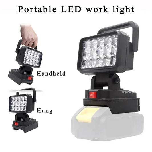 💡 Linterna LED Portátil 15 Perlas para Trabajo 🔦
