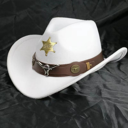 🤠 Sombrero Fedora Unisex – Estilo Cowboy con Diseño Único