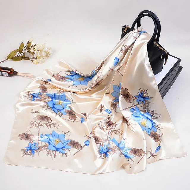 🧣 Pañuelo de Satén WUBXOLO – Estilo y Versatilidad