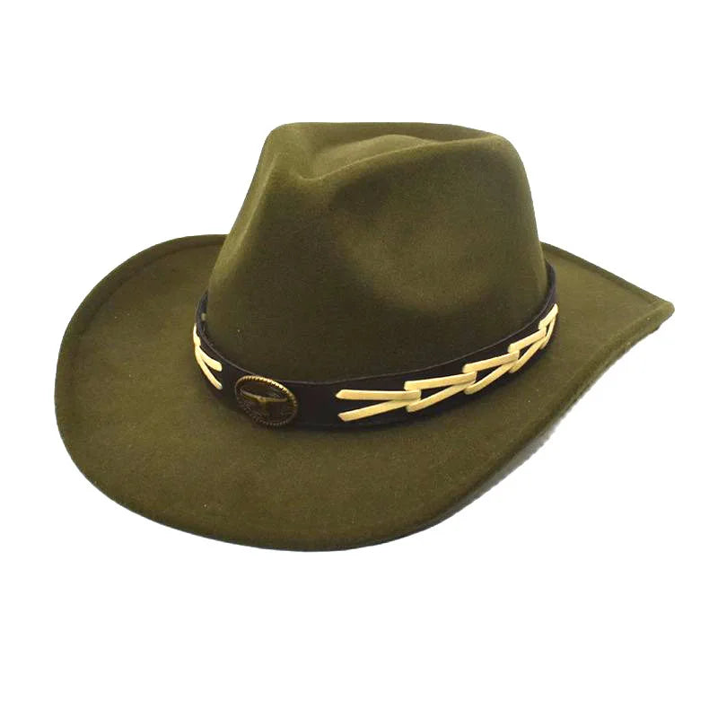 🤠 Sombrero Fedora Unisex – Estilo Cowboy con Diseño Único