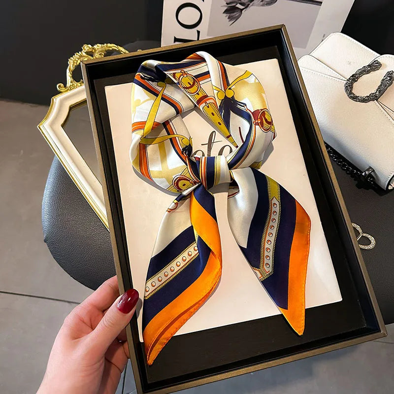 🧣 Pañuelo de Imitación Seda – Elegante y Versátil