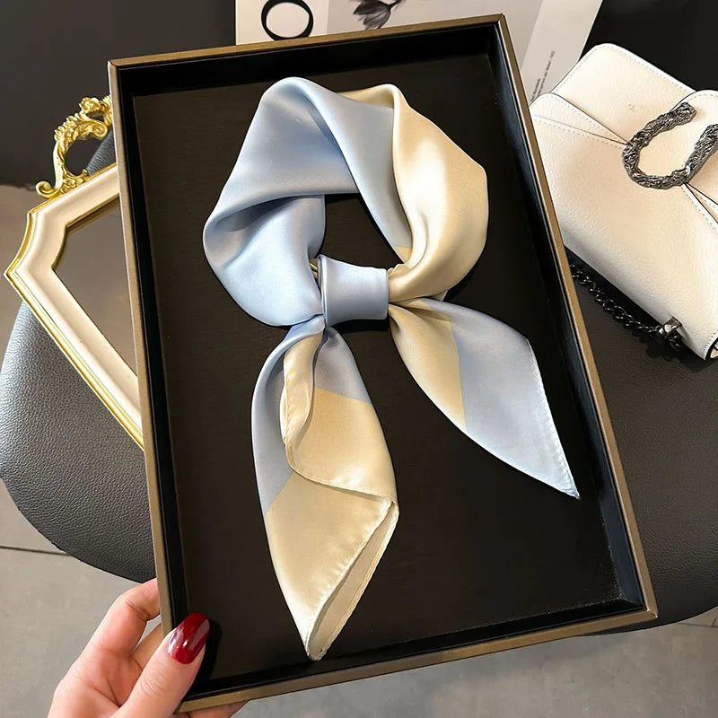 🧣 Pañuelo de Imitación Seda – Elegante y Versátil
