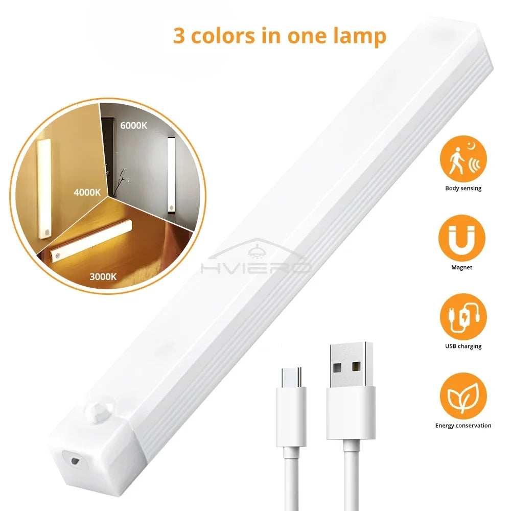 🔹 Lámpara LED Nocturna con Sensor de Movimiento