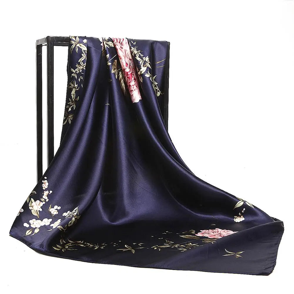 🧣 Pañuelo de Satén WUBXOLO – Estilo y Versatilidad