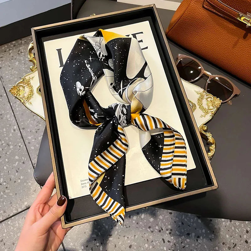 🧣 Pañuelo de Imitación Seda – Elegante y Versátil