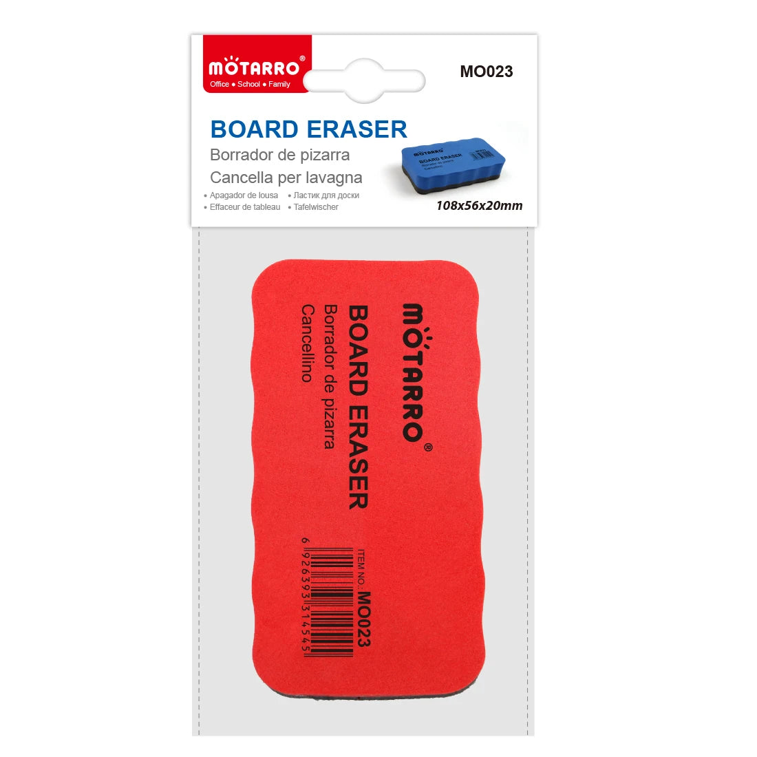 📌 Borrador para Pizarra MOTARRO – Eraser para Pizarra Blanca, Modelo MO023