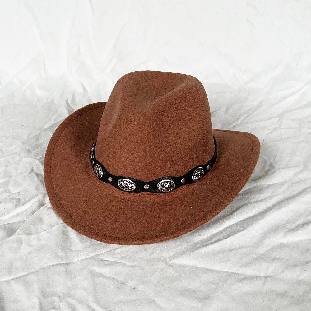 🤠 Sombrero Fedora Unisex – Estilo Cowboy con Diseño Único
