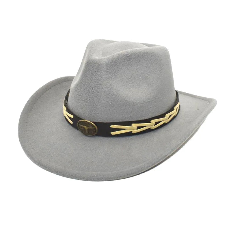 🤠 Sombrero Fedora Unisex – Estilo Cowboy con Diseño Único