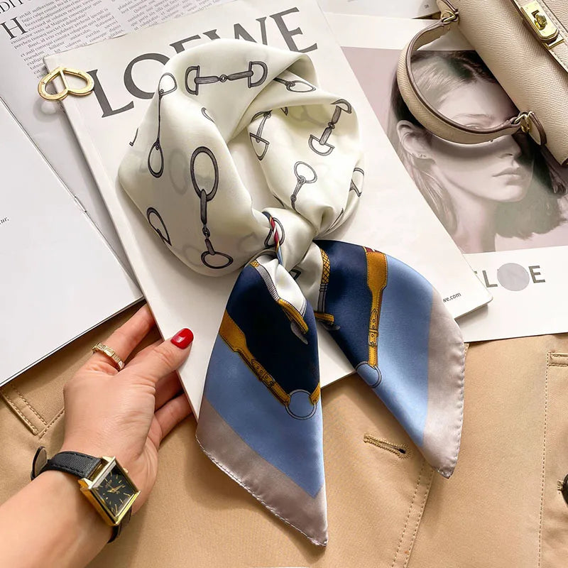 🧣 Pañuelo de Imitación Seda – Elegante y Versátil