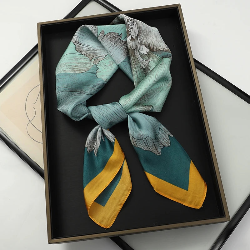 📌 Pañuelo Floral RUNMEIFA – Estilo Fashion para Mujer, 4 Colores Disponibles