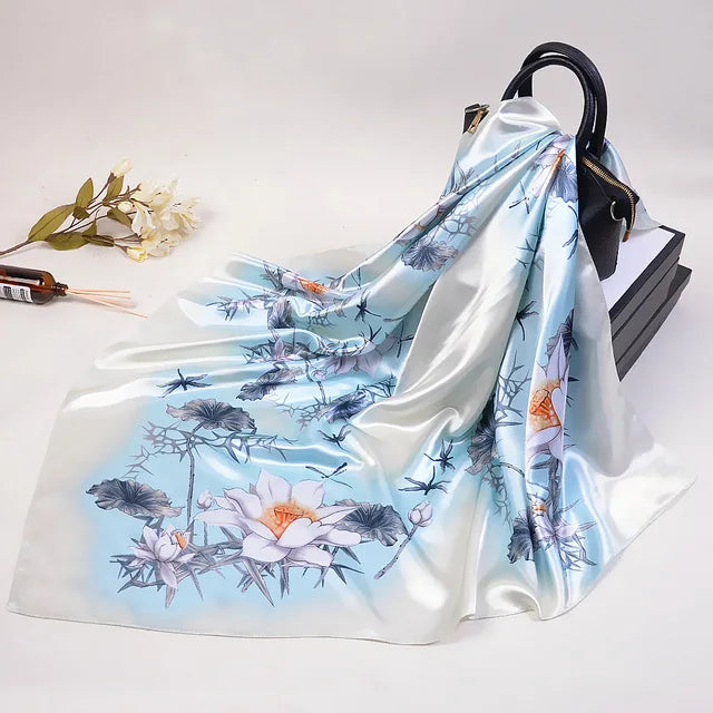 🧣 Pañuelo de Satén WUBXOLO – Estilo y Versatilidad