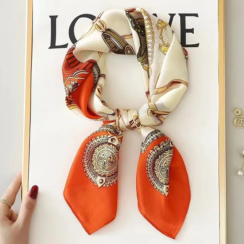 🧣 Pañuelo de Imitación Seda – Elegante y Versátil