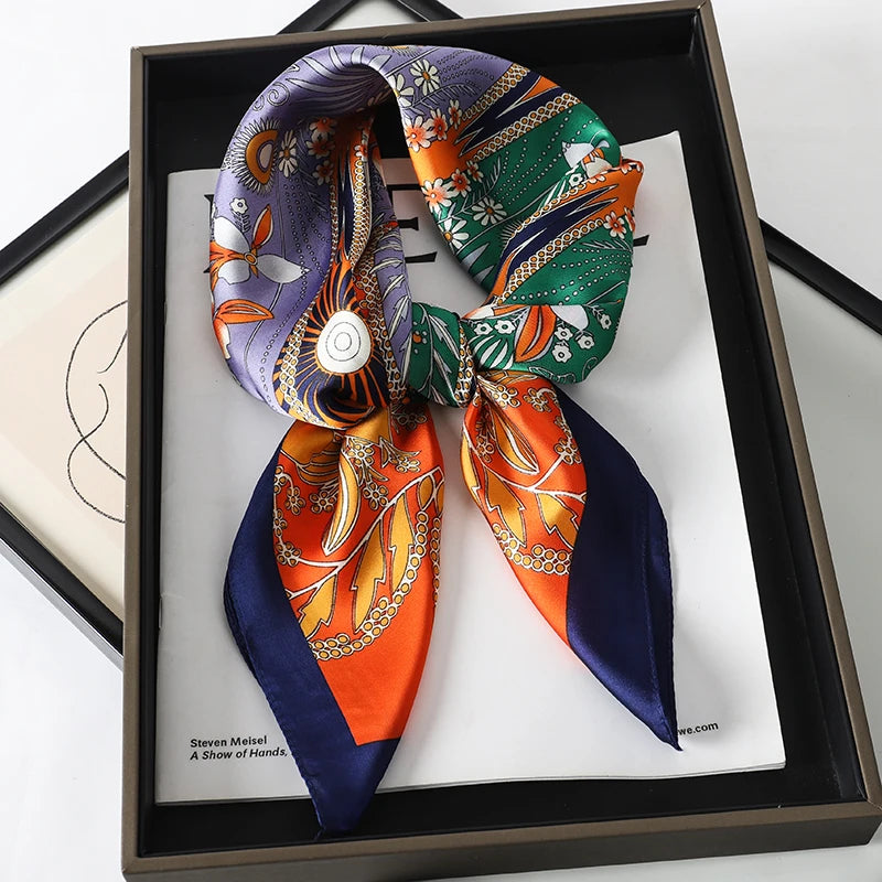 📌 Pañuelo Floral RUNMEIFA – Estilo Fashion para Mujer, 4 Colores Disponibles