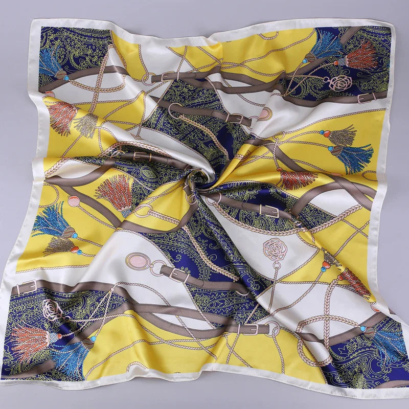 🧣 Pañuelo de Satén WUBXOLO – Estilo y Versatilidad