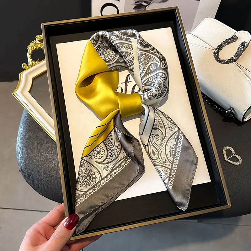 🧣 Pañuelo de Imitación Seda – Elegante y Versátil