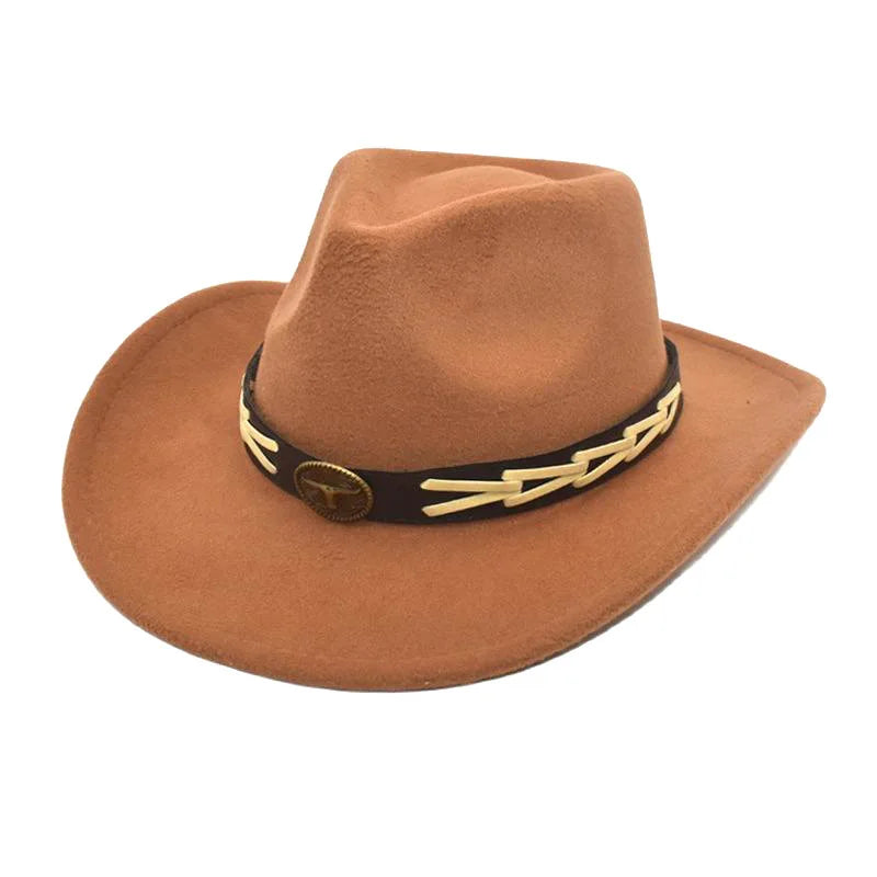 🤠 Sombrero Fedora Unisex – Estilo Cowboy con Diseño Único