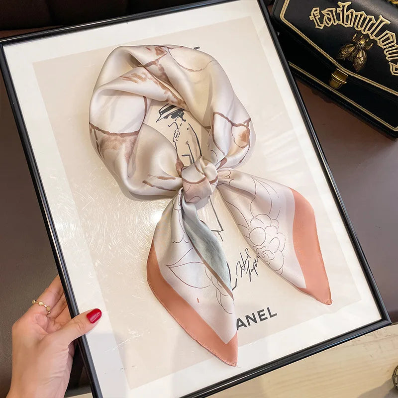 📌 Pañuelo de Seda para Mujer Baalmar