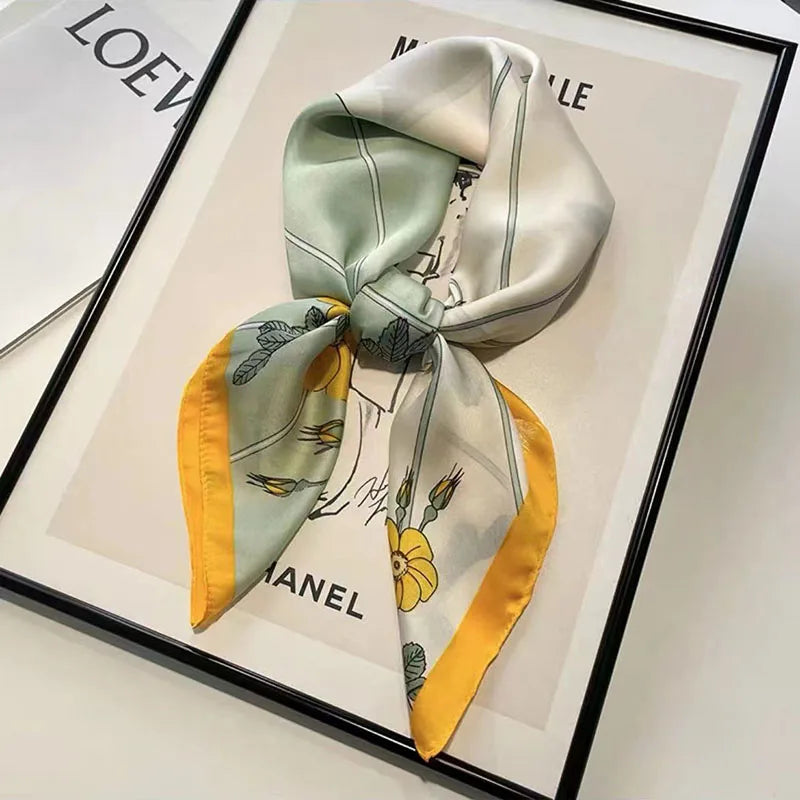 🧣 Pañuelo de Imitación Seda – Elegante y Versátil