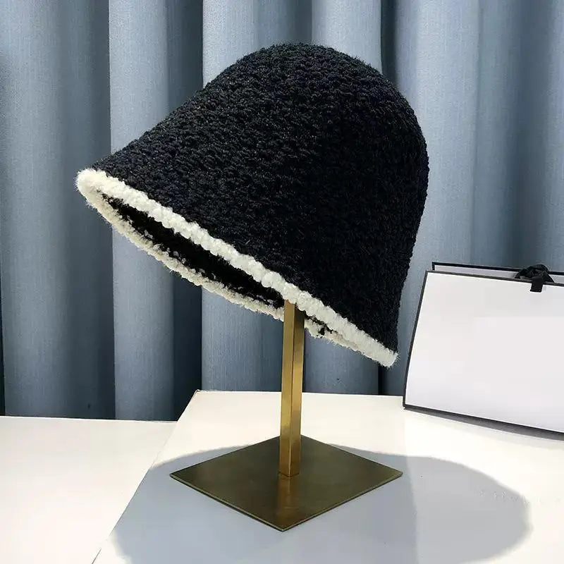 🎩 Gorro de Cubo Tejido para Mujer – Invierno &amp; Estilo Casual