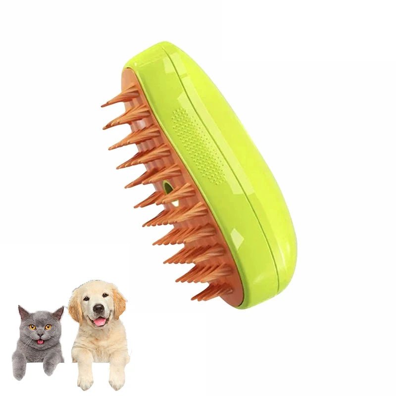 Cat Dog Steamy Brush Steam Brush Electric Sprayer for Massage Pet Grooming tool Shedding 3 in 1 Electric Sprays Massage Combs - Koda Click Chile