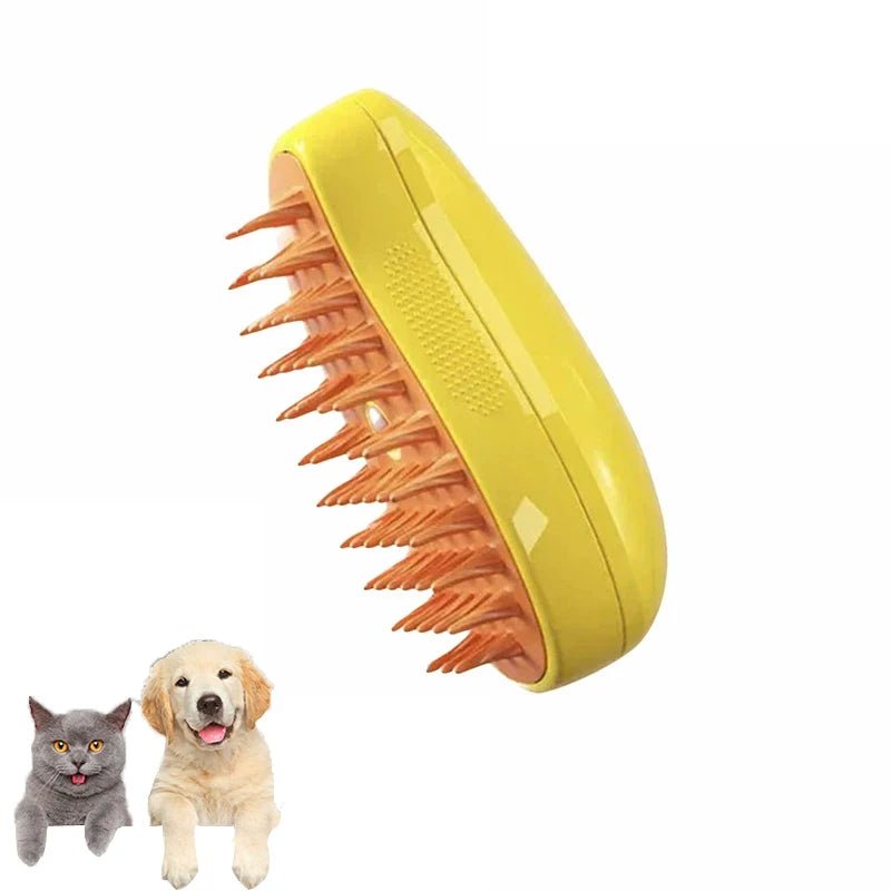 Cat Dog Steamy Brush Steam Brush Electric Sprayer for Massage Pet Grooming tool Shedding 3 in 1 Electric Sprays Massage Combs - Koda Click Chile