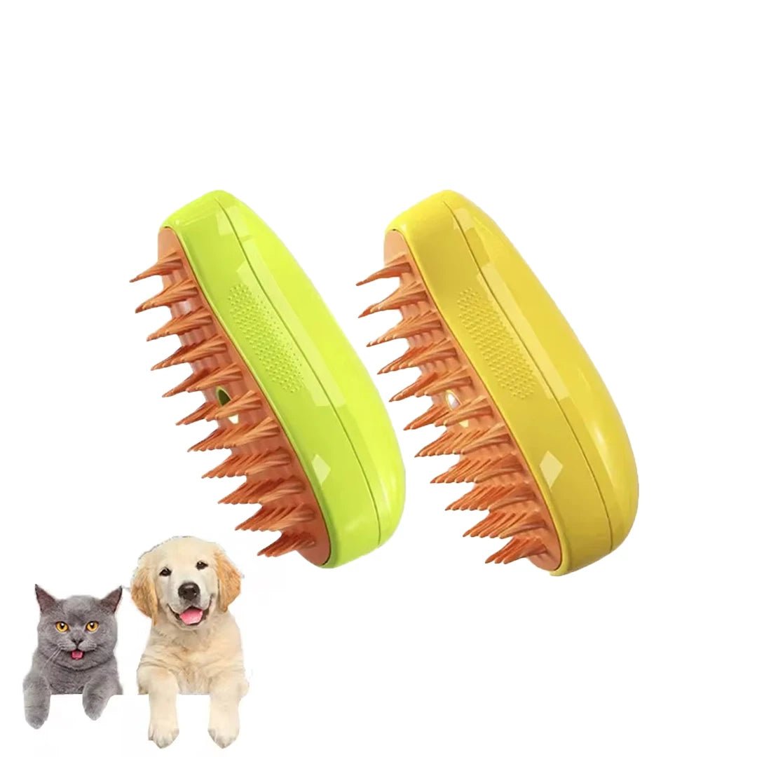 Cat Dog Steamy Brush Steam Brush Electric Sprayer for Massage Pet Grooming tool Shedding 3 in 1 Electric Sprays Massage Combs - Koda Click Chile