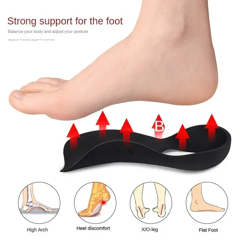 Flat Foot O - Shaped Legs Insole For Shoes Correction Arch Support Plantar Fasciitis Orthopedic Insoles Men/Women Foot Care Insert - Koda Click Chile