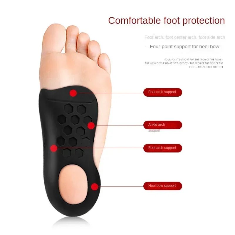 Flat Foot O - Shaped Legs Insole For Shoes Correction Arch Support Plantar Fasciitis Orthopedic Insoles Men/Women Foot Care Insert - Koda Click Chile