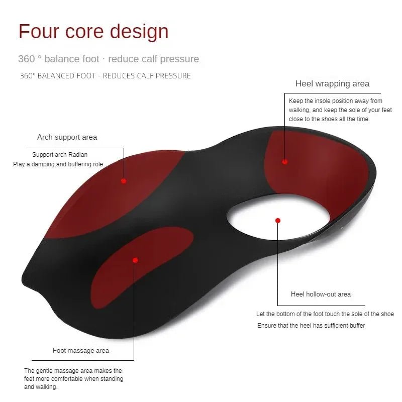 Flat Foot O - Shaped Legs Insole For Shoes Correction Arch Support Plantar Fasciitis Orthopedic Insoles Men/Women Foot Care Insert - Koda Click Chile