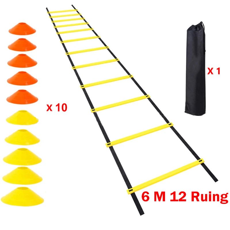 Football Agility Ladder Soccer Speed Parachute Football Cones Soccer Speed Training Ladder Set Sports Running Football Accessory - Koda Click Chile