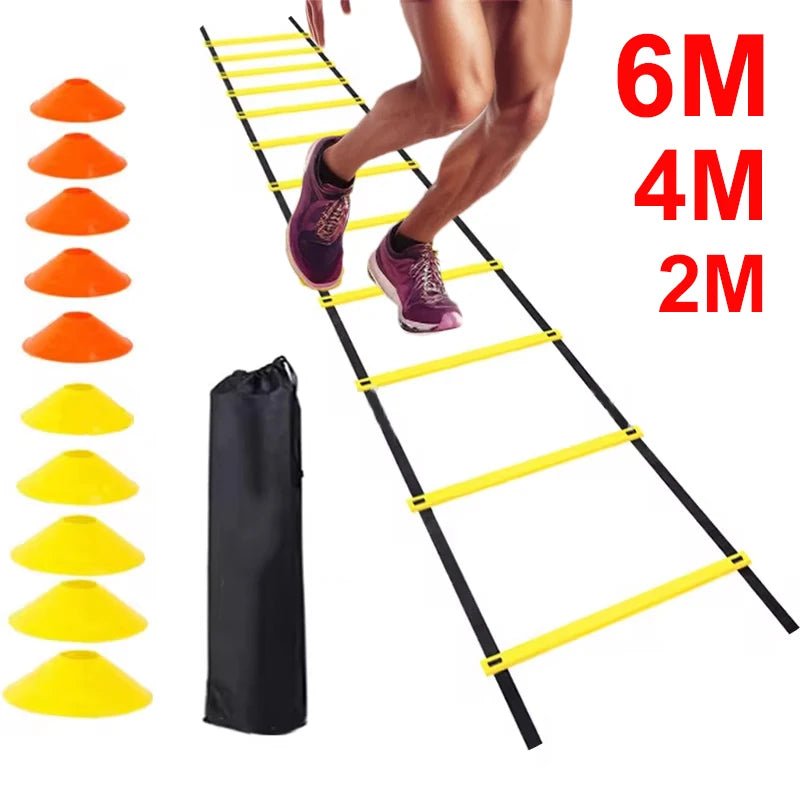 Football Agility Ladder Soccer Speed Parachute Football Cones Soccer Speed Training Ladder Set Sports Running Football Accessory - Koda Click Chile