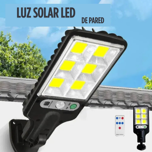 🌞 Lámpara Solar LED de Pared – Iluminación Inteligente para Exteriores