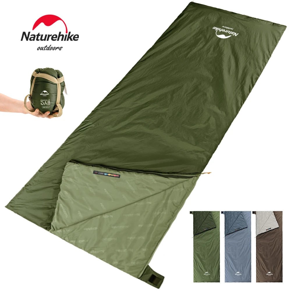 Naturehike Ultralight Envelope Sleeping Bag – Ideal para Viajes, Camping y Senderismo 🛏️ - Koda Click Chile