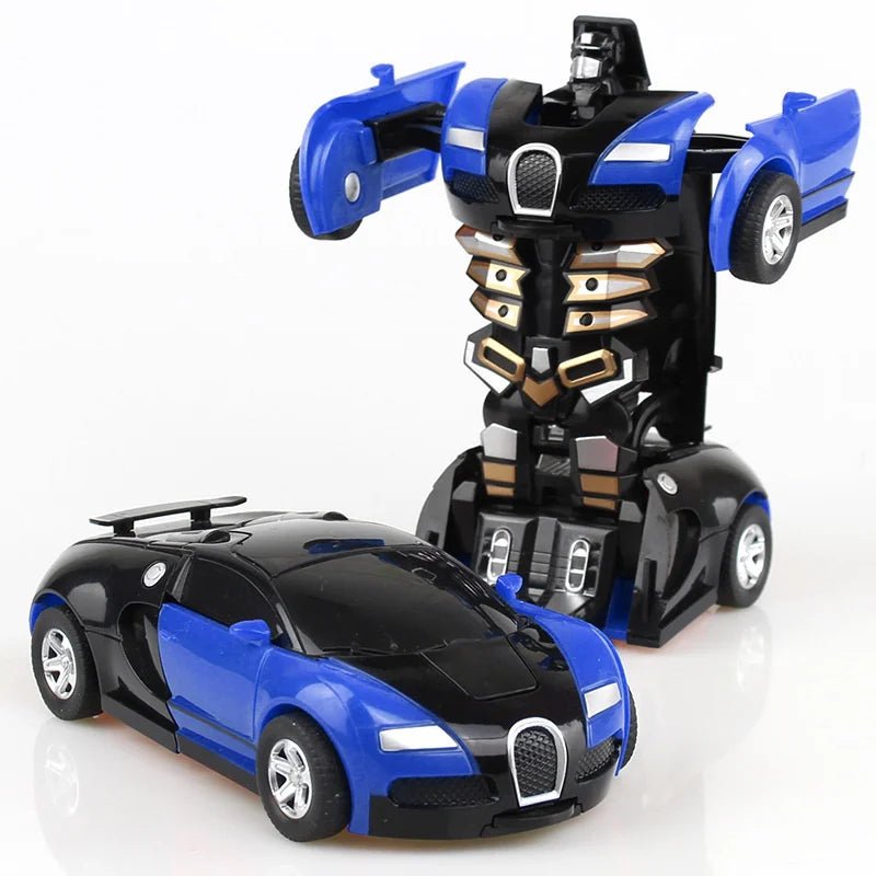 Transformación Mini 2 en 1: Juguete de Coche Robot Anime – Modelo de Colisión Transformable para Niños 🤖🚗 - Koda Click Chile